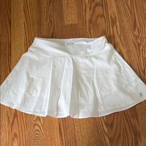 Prince white tennis skirt